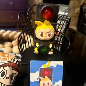 Popmart the monsters almost hidden series figure traffic light  new